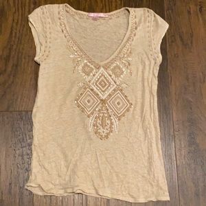 Calypso beaded tshirt